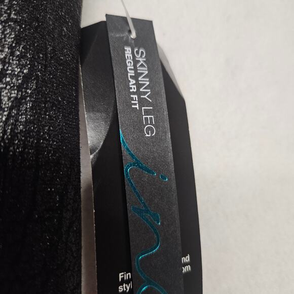 NWT INC Skinny Leg Regular Fit Deep Black pants - Picture 4 of 9